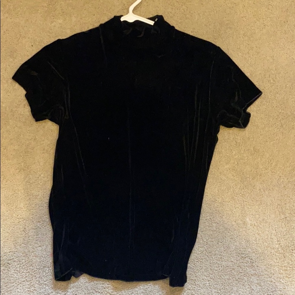 MERONA velour turtle neck tee